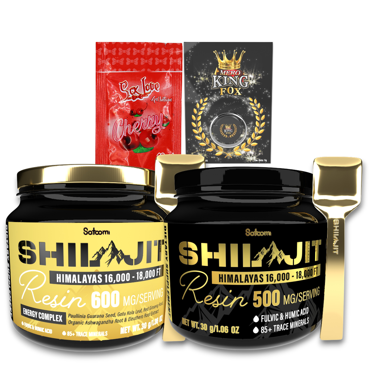 X1 SHILAJIT SATOOMI ORIGINAL + X1 SATOOMI GOLD